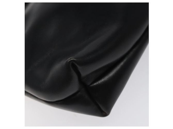 Borsa a spalla Salvatore Ferragamo in pelle nera e oro Auth 122966 Nero D'oro - vista 11
