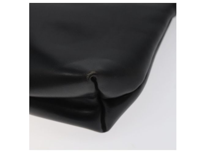 Borsa a spalla Salvatore Ferragamo in pelle nera e oro Auth 122966 Nero D'oro - vista 12