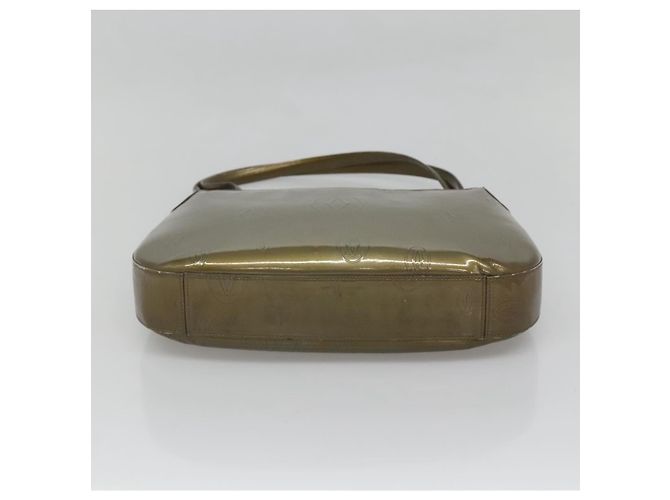 CARTIER Borsa a Spalla Buon Compleanno Smalto Khaki Argento Auth BA2280 Cachi - vista 9