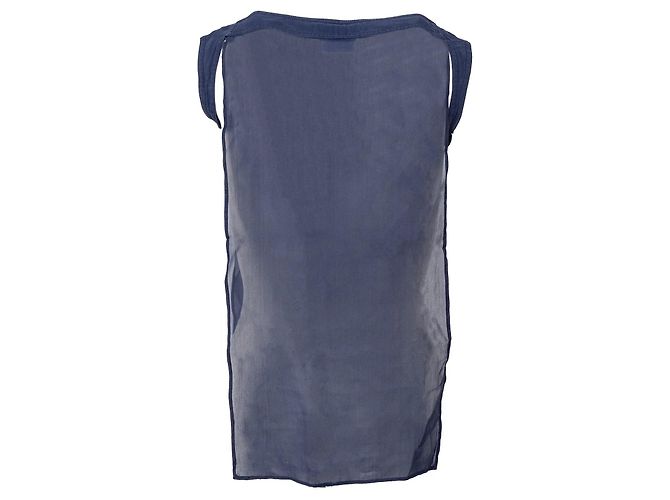 Autre Marque Top sin mangas Costume National Azul - vista 3