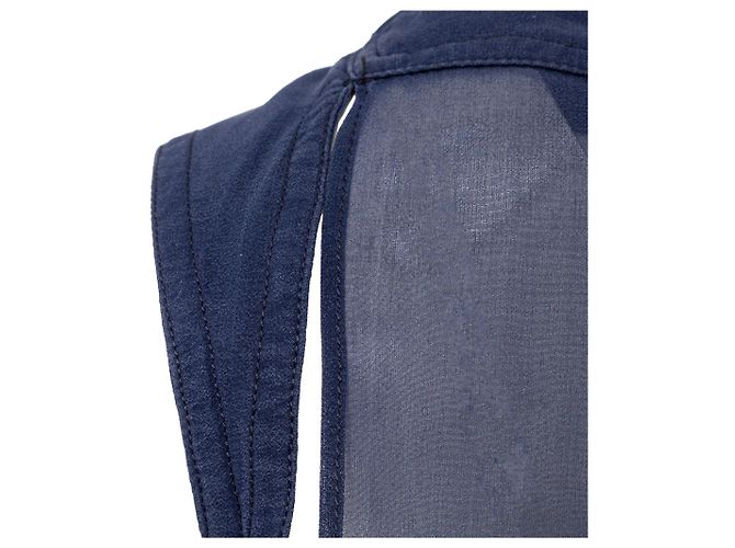 Autre Marque Top sin mangas Costume National Azul - vista 5