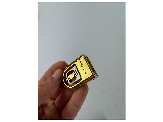 Vintage Courreges Ledergürtel schwarz, neues Set aus den 80ern - Ansicht 4