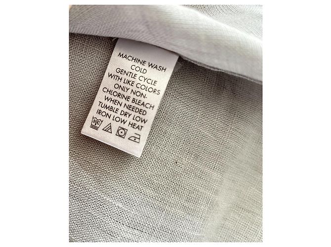 Calvin Klein Linen Shirt Grey M - view 10