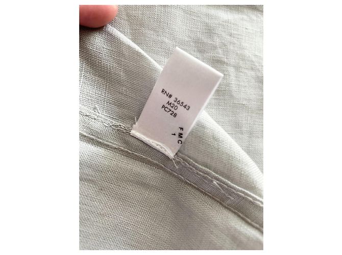 Calvin Klein Linen Shirt Grey M - view 11
