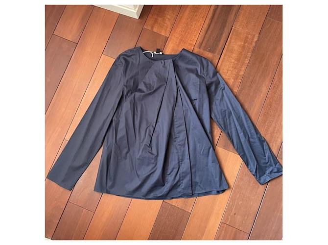 Túnica Cos Azul Oscuro Algodón Elastano Talla 38 Azul marino - vista 2
