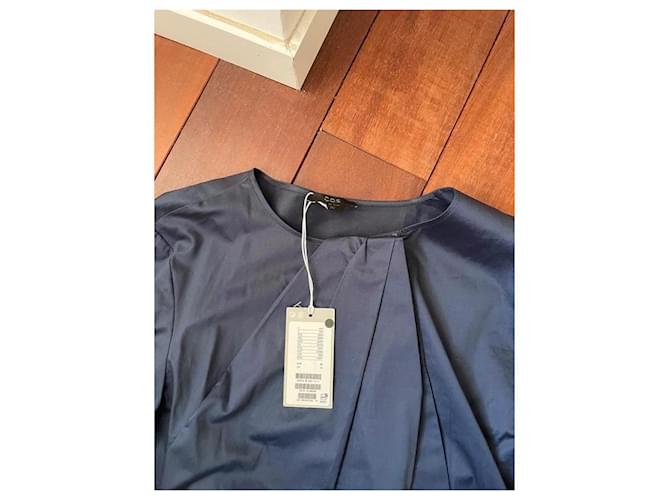Túnica Cos Azul Oscuro Algodón Elastano Talla 38 Azul marino - vista 3