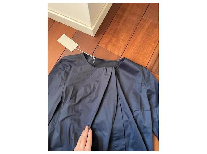 Túnica Cos Azul Oscuro Algodón Elastano Talla 38 Azul marino - vista 4