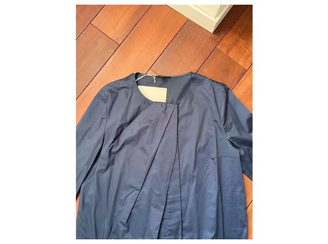 Túnica Cos Azul Oscuro Algodón Elastano Talla 38 Azul marino - vista 5