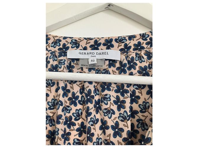 Gerard Darel Blumenkleid Gänseblümchen Print Polyester Größe 40 Mehrfarben - Ansicht 3