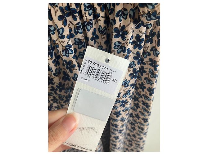 Gerard Darel Blumenkleid Gänseblümchen Print Polyester Größe 40 Mehrfarben - Ansicht 6