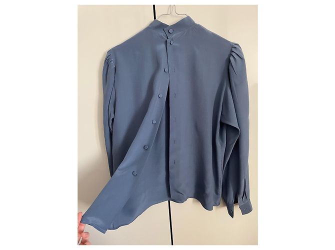 Autre Marque Blusa de seda Cocon Paris azul - vista 2