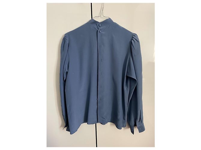 Autre Marque Blusa de seda Cocon Paris azul - vista 3