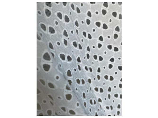 Pantalones Prada en sangallo blanco, talla 46. - vista 10