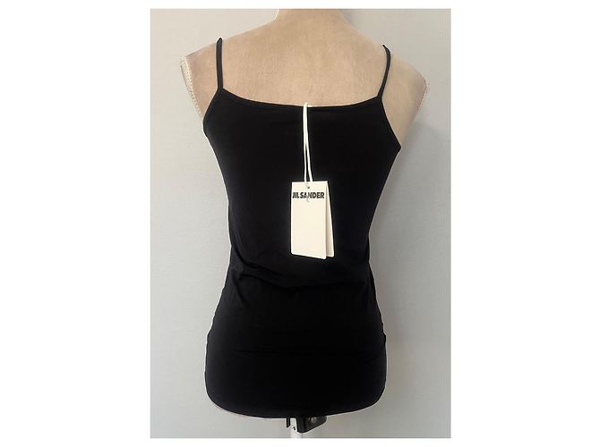 Top negro con tirantes Jil Sander - vista 3
