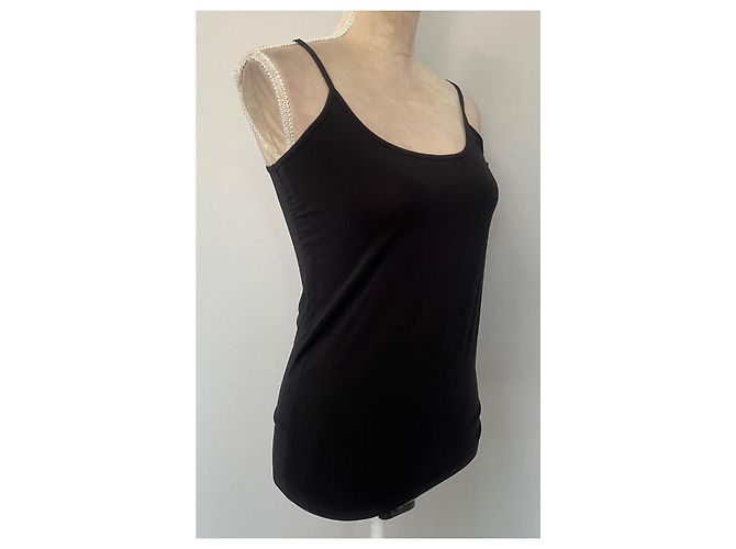 Top negro con tirantes Jil Sander - vista 4