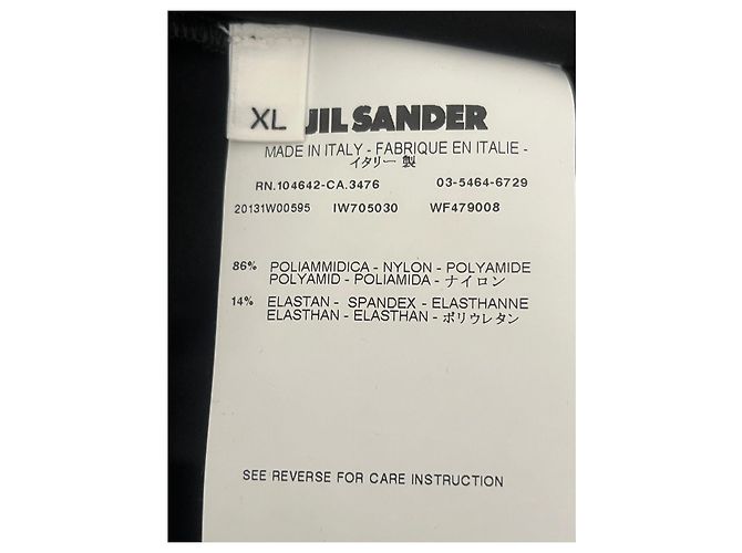 Top negro con tirantes Jil Sander - vista 9