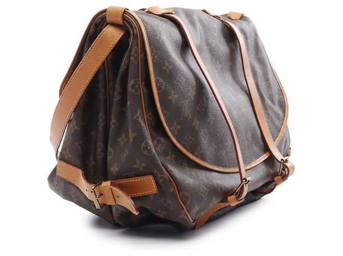 Louis Vuitton Monogramma Marrone Saumur 43 - vista 2
