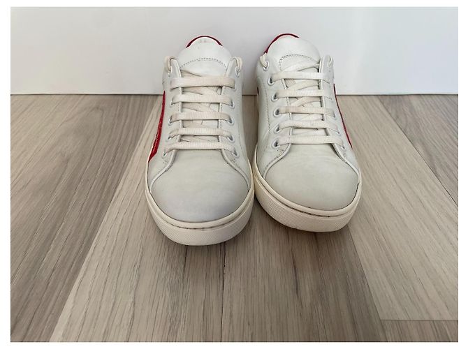 Dolce & Gabbana Ledersneaker weiß - Ansicht 3