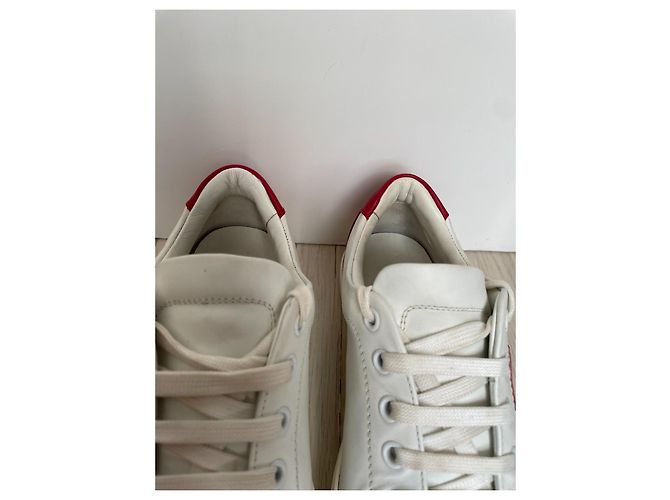 Dolce & Gabbana Ledersneaker weiß - Ansicht 4