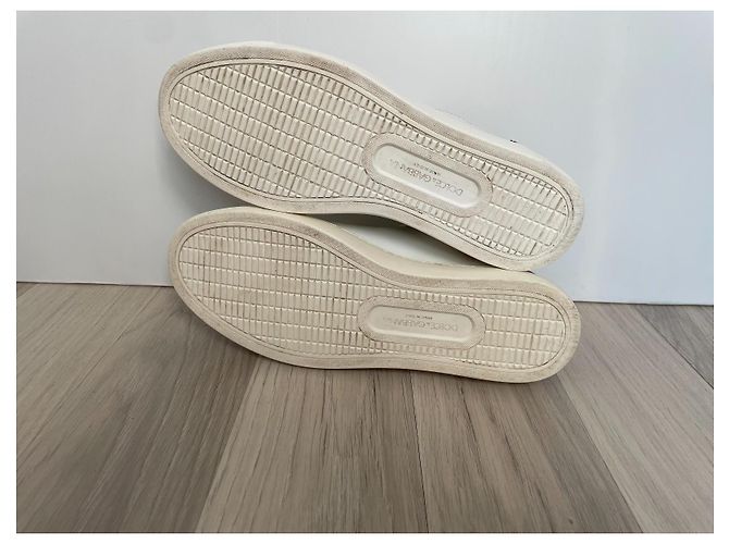 Dolce & Gabbana Ledersneaker weiß - Ansicht 7