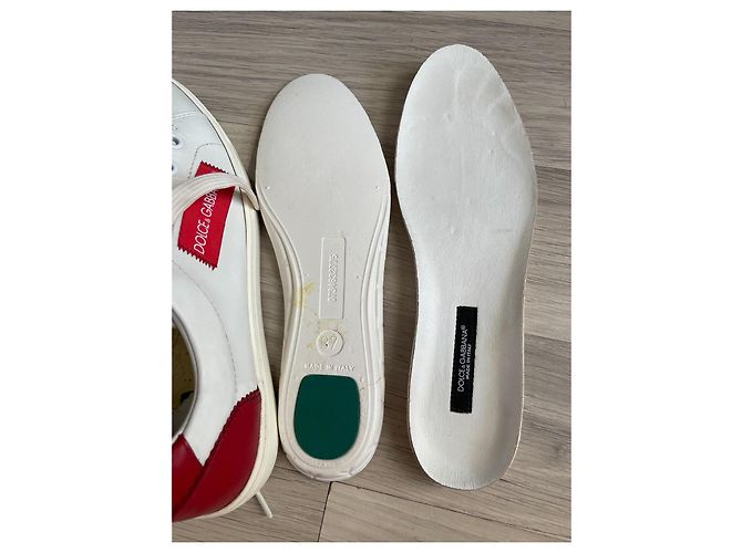 Dolce & Gabbana Ledersneaker weiß - Ansicht 9