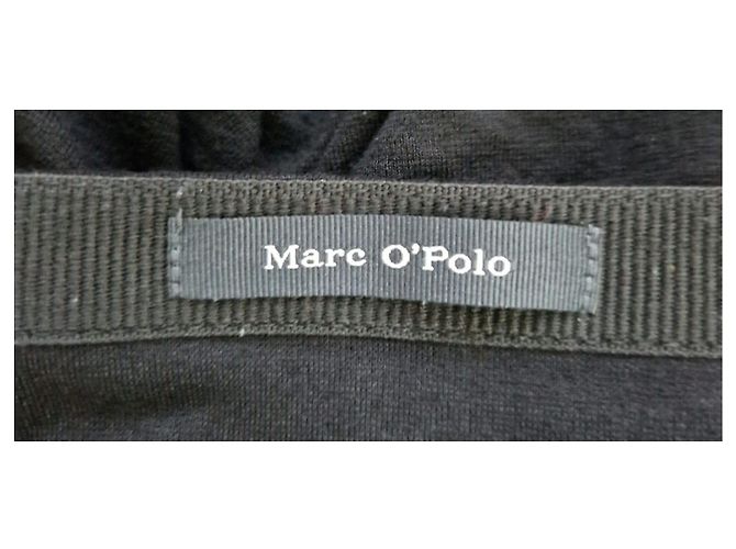 Autre Marque MARC'O POLO Midi-Kleid aus schwarzer Viskose - Ansicht 5