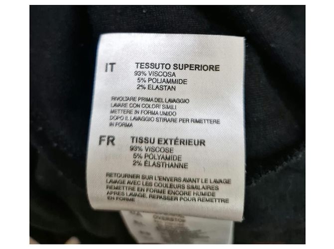 Autre Marque MARC'O POLO Midi-Kleid aus schwarzer Viskose - Ansicht 7