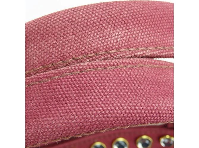 Tote Prada Weinroter Canvas-Shopper Bordeaux - Ansicht 5