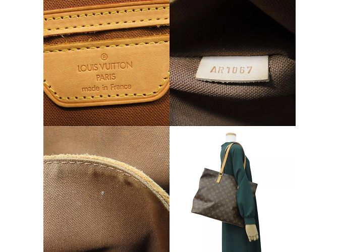 Borsa tote Louis Vuitton Cabas Maison M51151 Marrone - vista 10