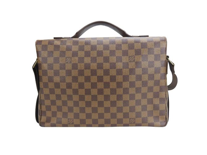 Borsa a Spalla Louis Vuitton Broadway N42270 Marrone Damier ebene - vista 3