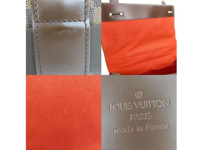Borsa a Spalla Louis Vuitton Broadway N42270 Marrone Damier ebene - vista 8