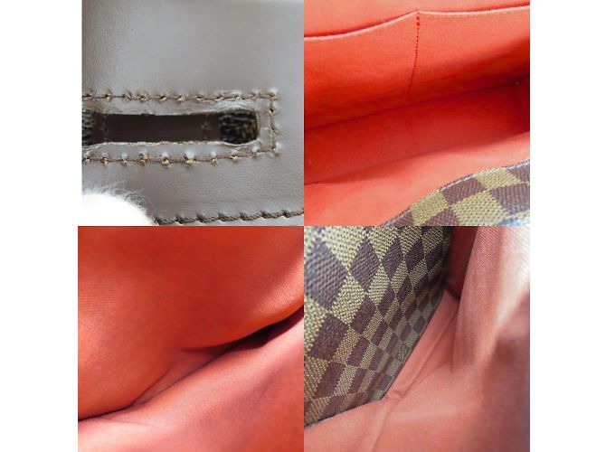 Borsa a Spalla Louis Vuitton Broadway N42270 Marrone Damier ebene - vista 9