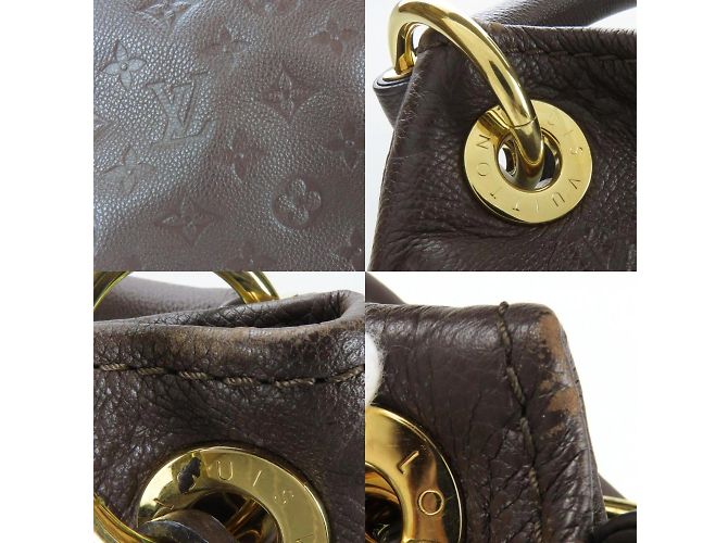 Borsa a Spalla Louis Vuitton Artsy MM Marrone scuro - vista 5