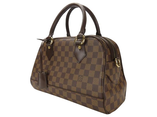 Borsa Louis Vuitton Duomo N60008 Marrone Damier ebene - vista 2
