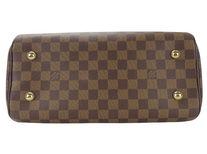 Borsa Louis Vuitton Duomo N60008 Marrone Damier ebene - vista 4