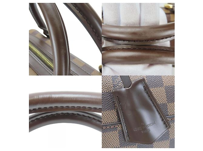 Borsa Louis Vuitton Duomo N60008 Marrone Damier ebene - vista 6