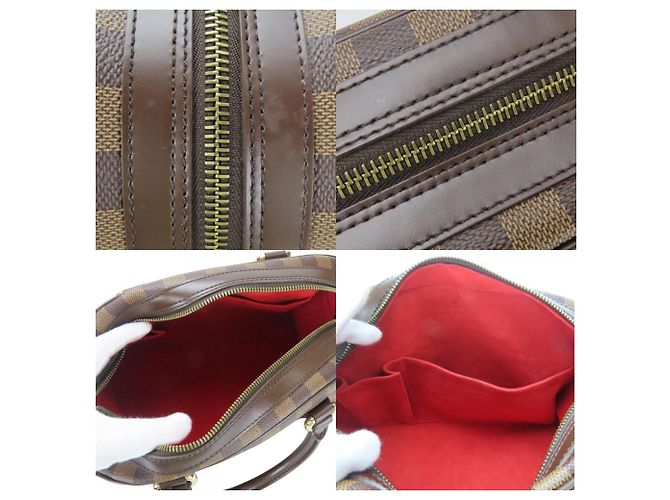 Borsa Louis Vuitton Duomo N60008 Marrone Damier ebene - vista 8