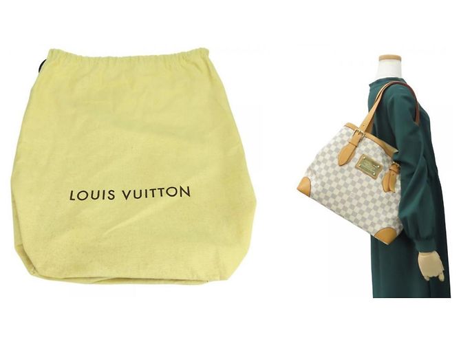 Borsa Tote Hampstead MM di Louis Vuitton Bianco - vista 10