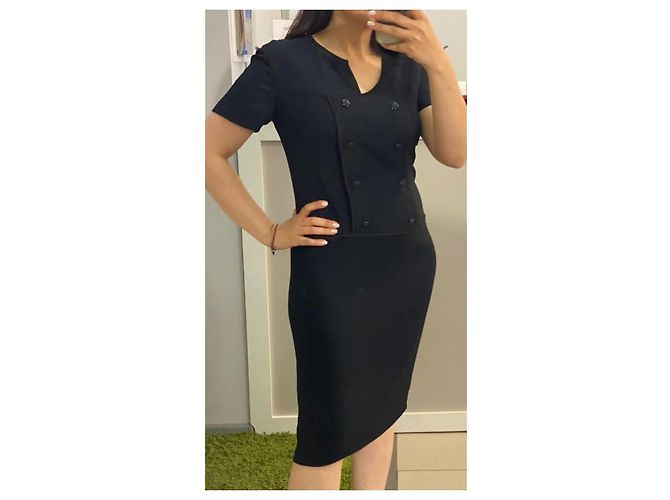 Chanel Kleid Schwarz Größe 44FR - Ansicht 2