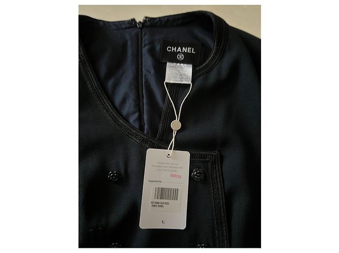 Chanel Kleid Schwarz Größe 44FR - Ansicht 3