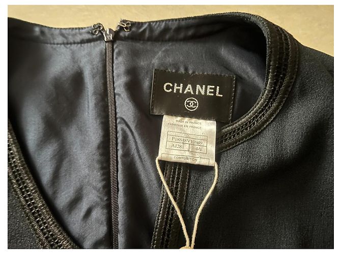 Chanel Kleid Schwarz Größe 44FR - Ansicht 4