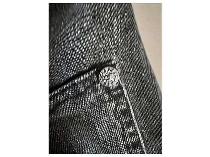 Falda Chanel de algodón negra Talla 34 IT Negro - vista 11