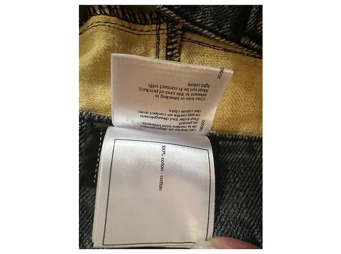 Falda Chanel de algodón negra Talla 34 IT Negro - vista 12