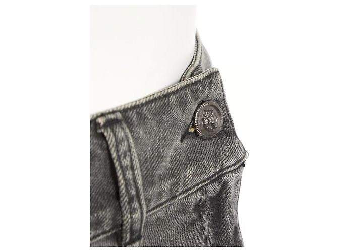 Falda Chanel de algodón negra Talla 34 IT Negro - vista 5
