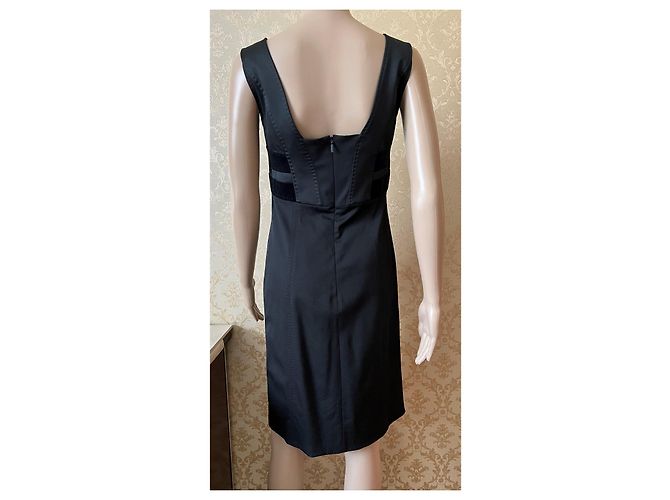 Gucci Kleid aus Wolle Schwarz - Ansicht 8