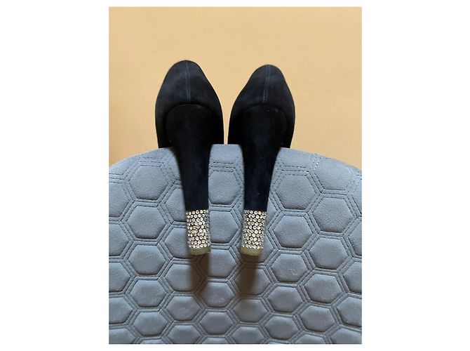 Décolleté Christian Louboutin in pelle nera 36 Nero - vista 12