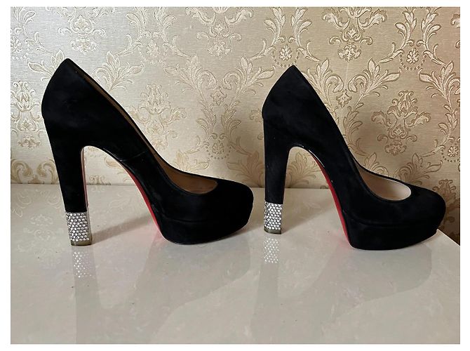 Décolleté Christian Louboutin in pelle nera 36 Nero - vista 7