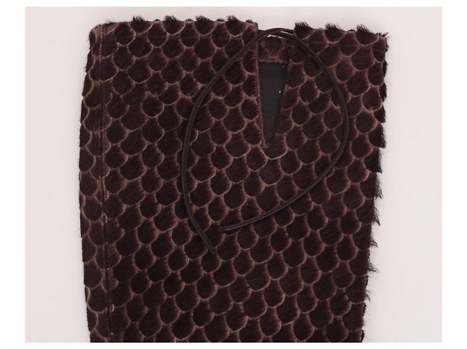 Botas Christian Louboutin de piel de becerro marrón Castaño - vista 3