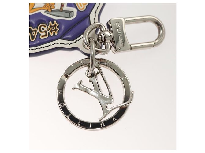 LOUIS VUITTON Portachiavi Giacca Varsity Viola MP3385 LV Auth BD1990 Porpora - vista 6