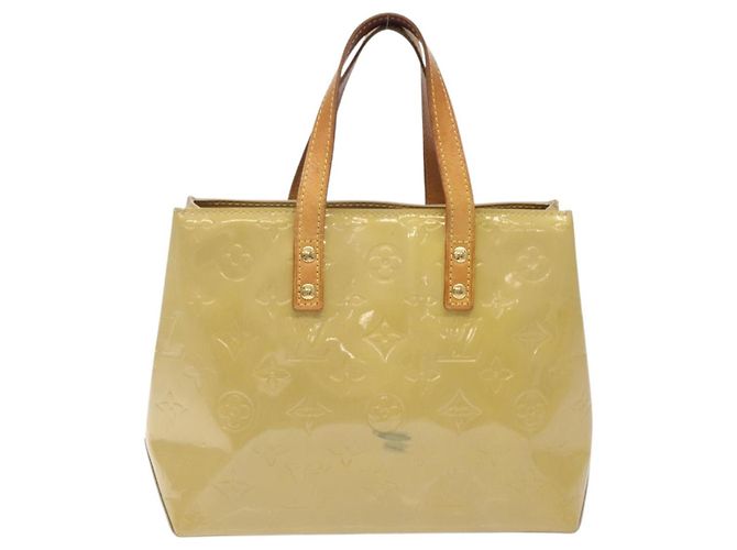 LOUIS VUITTON Monogram Vernis Reade PM Borsa a Mano Beige M91334 LV Auth BA2210 - vista 13